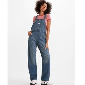 Levi’s VINTAGE WOMEN'S OVERALLS Denim Dungarees Size Large